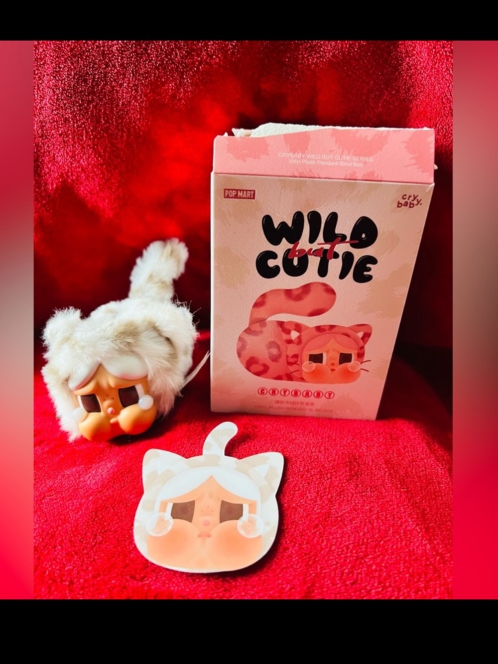 Crybaby Wild But Cutie plush pendant (vanilla cutie)